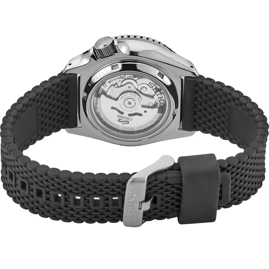 Seiko 5 Sports Silicone Automatic Watch SRPD93