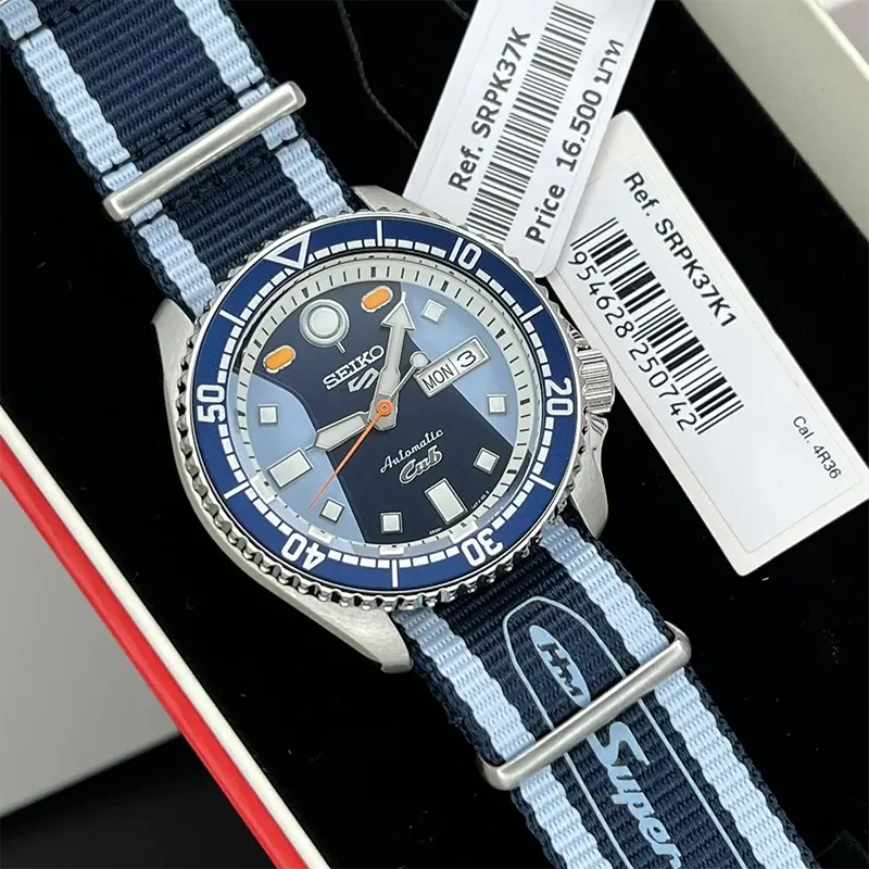 Seiko 5 Sports X Honda Limited Edition Two-tone Men's Watch SRPK37