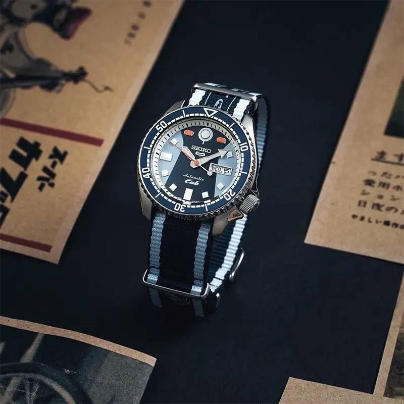 Seiko 5 Sports X Honda Limited Edition Two-tone Men's Watch SRPK37