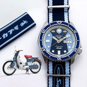 Seiko 5 Sports X Honda Limited Edition Two-tone Men's Watch SRPK37
