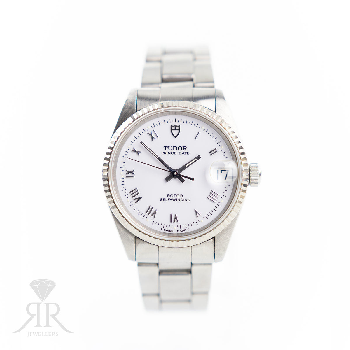 1999 Tudor Prince Date, Fluted Bezel 72034 available at RR Jewellers Yarm