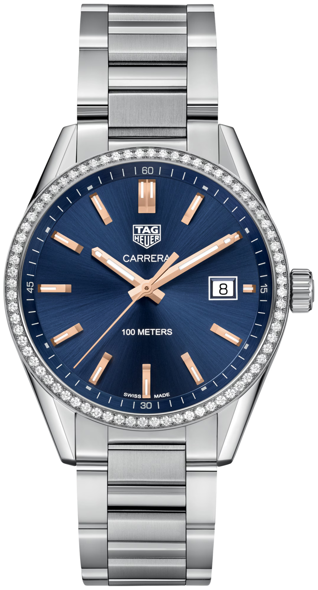 TAG Heuer Carrera Quartz, 39 mm, Steel WAR1114.BA0601