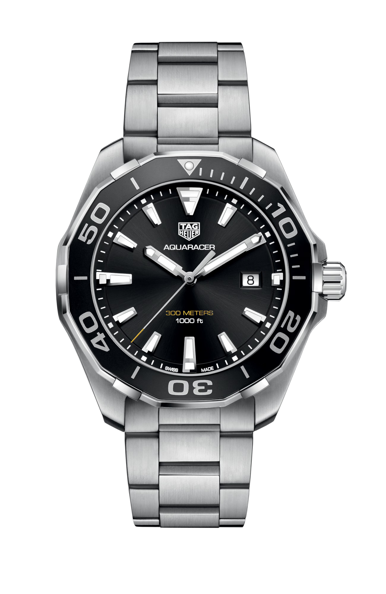 TAG Heuer Aquaracer Quartz, 43 mm, Steel WAY101A.BA0746