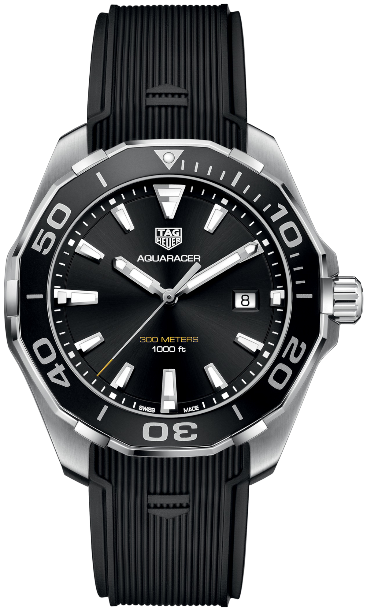 TAG Heuer Aquaracer Quartz, 43 mm, Steel WAY101A.FT6141