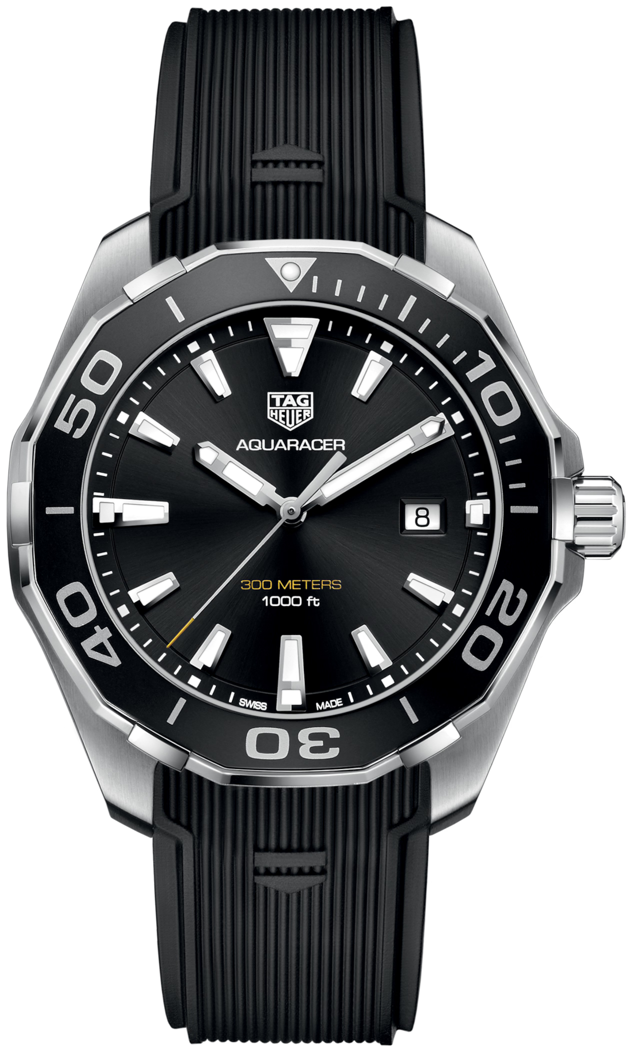 TAG Heuer Aquaracer Quartz, 43 mm, Steel WAY101A.FT6141