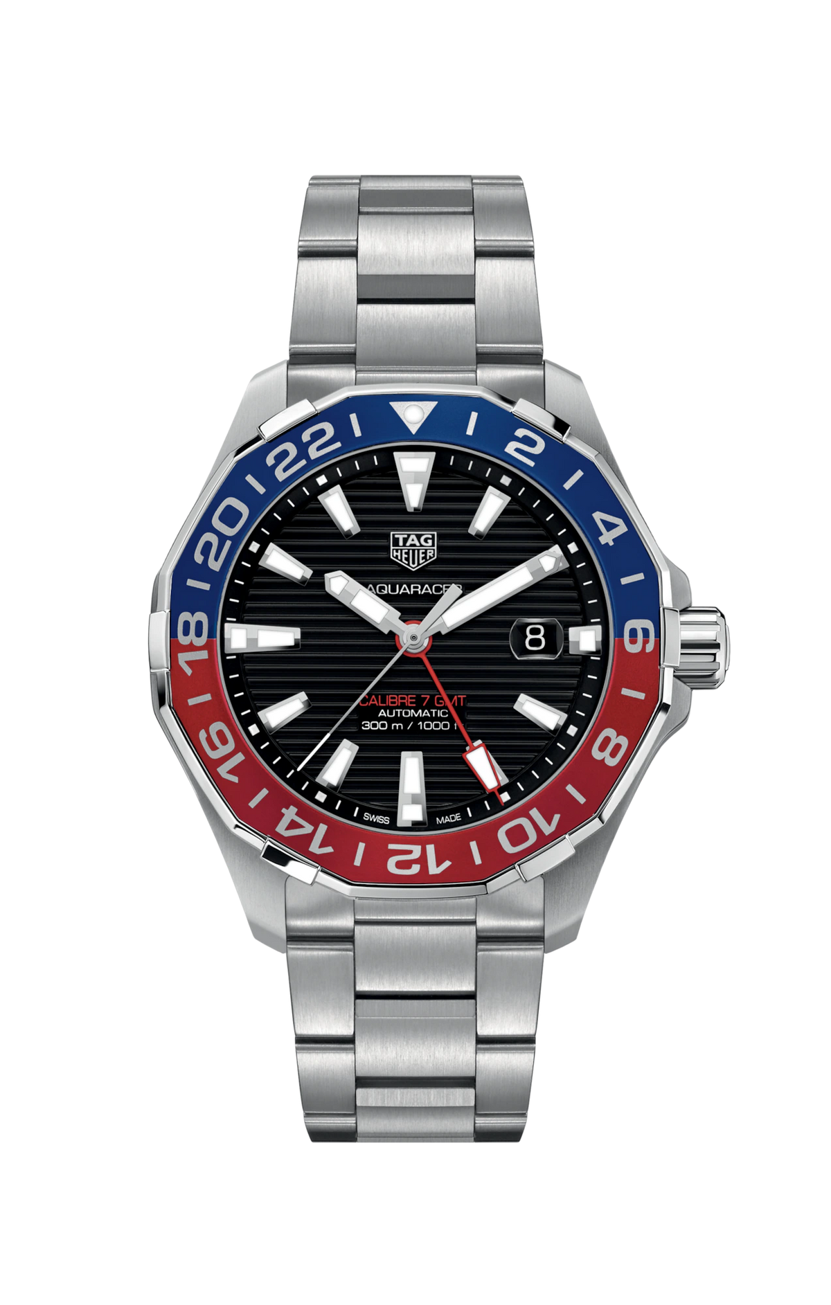 TAG Heuer Aquaracer GMT Automatic, 43 mm, Steel WAY201F.BA0927