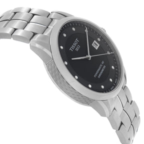 Tissot T-Classic Steel Black Diamond Dial Automatic Watch T086.408.11.