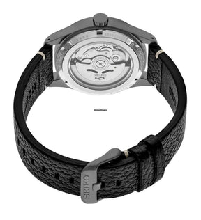 Seiko 5 Sports 39.4 mm Black PVD Steel Day Date Automatic Men's Wa