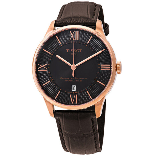 Tissot Chemin Des Tourelles Automatic Brown Dial Men's Watch T099.