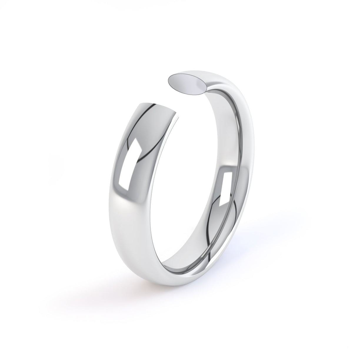 Heavyweight Court Wedding Ring Ladies