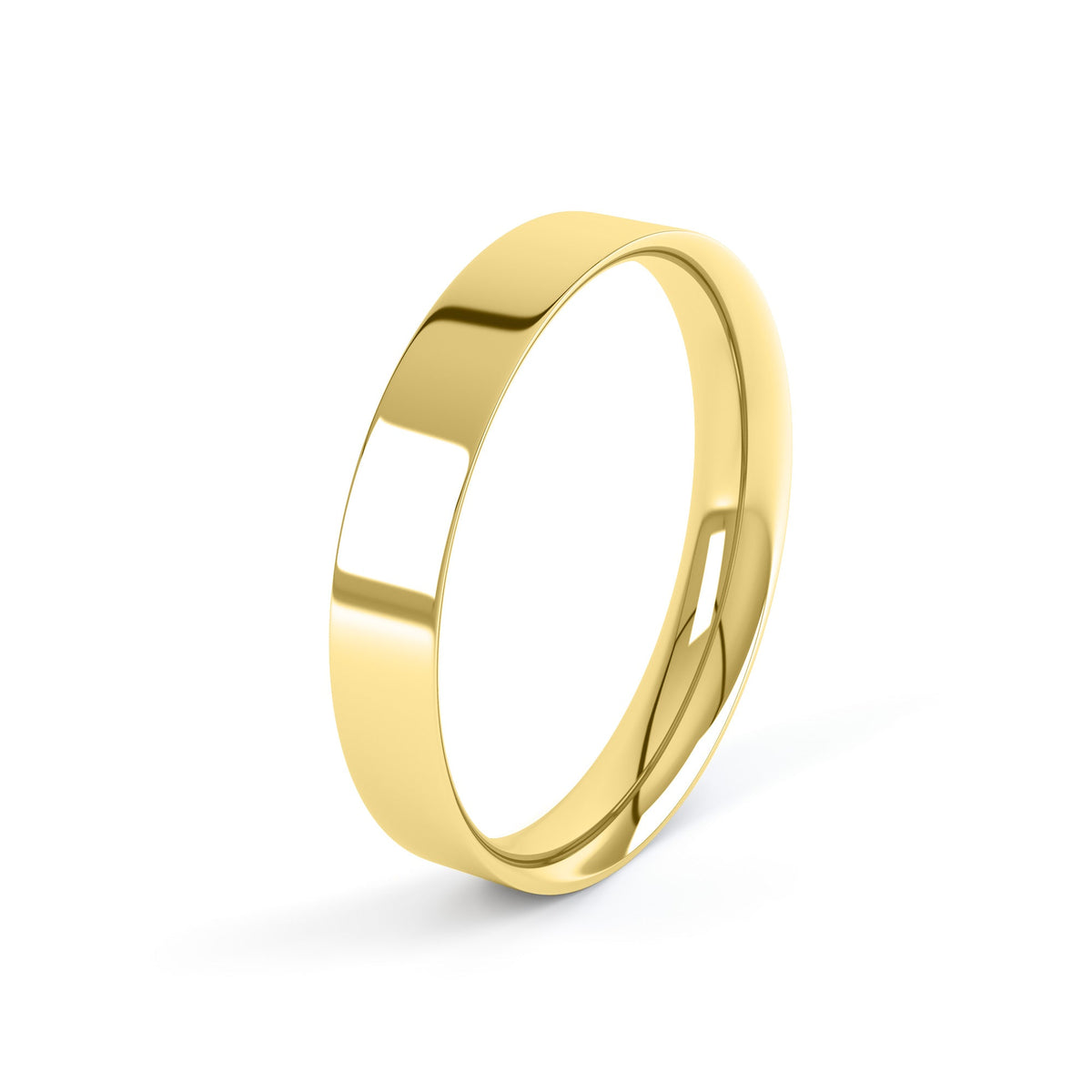 Lightweight Flat Court Wedding Ring Gents