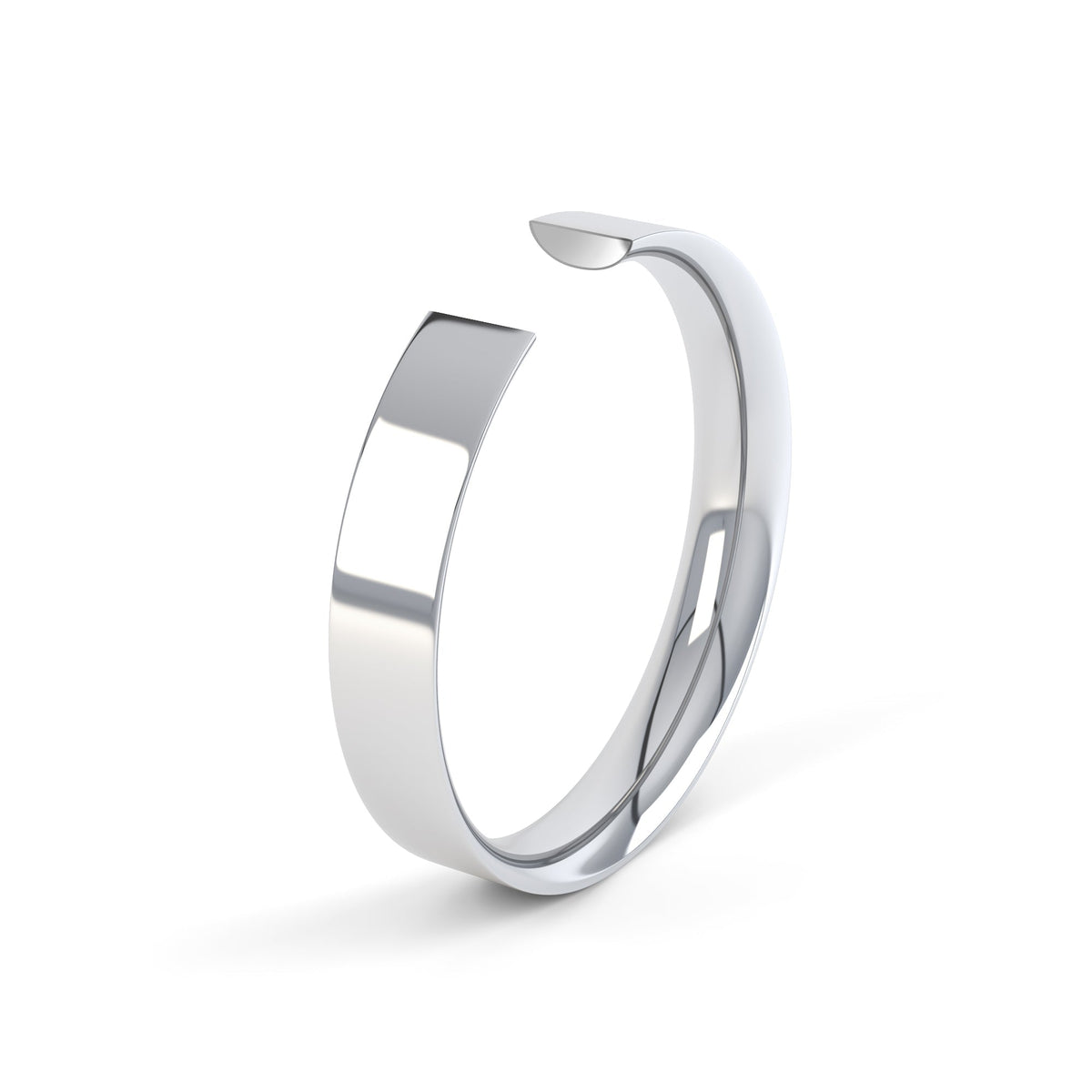 Classic Weight Flat Court Wedding Ring Gents