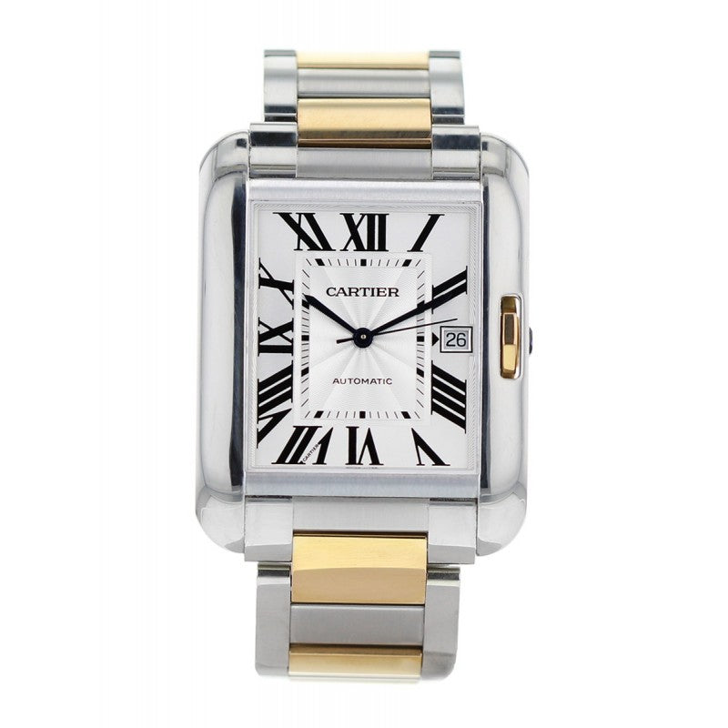 Pre-Owned 2021 CARTIER Tank Anglaise Bicolor XL - Ref W5310006 Watch
